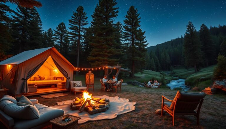 glamping setups